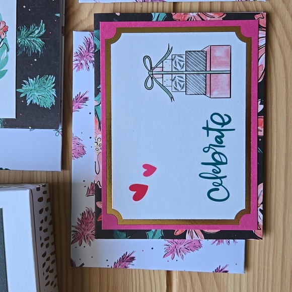 Handmade Mini Christmas Cards Boxed Set of 6 - Picture 9 of 12